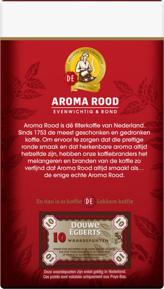 Douwe Egberts snelfiltermaling - Aroma Rood thumbnail 3