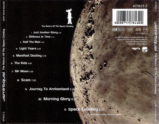 The Return Of The Space Cowboy - 1xCD met Half The Man - 25 april