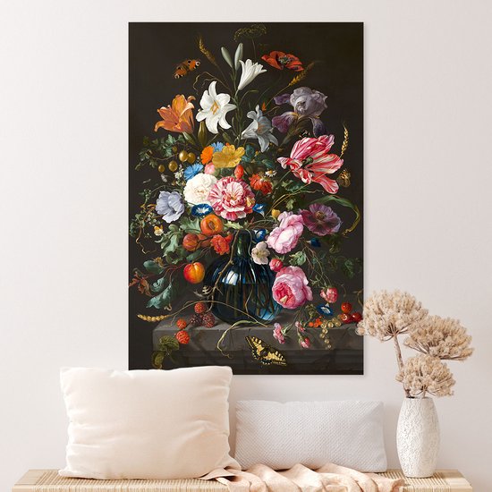 Aluminium Schilderij Vase Of Flowers