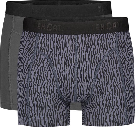 ten Cate Basics shorts cool lines grey 2 pack voor Heren | Maat S