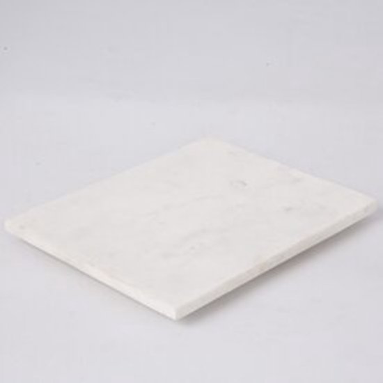 Bahne Onderzetter Marmer Plateau Deco Board Marmer Wit 28x22 CM