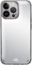 xoxo Wildhearts hoesje met spiegel - Geschikt voor iPhone 14 Pro Max hoesje - Mirror Case - Spiegelhoesje - Transparant - Siliconen case met spiegel - Telefoonhoesje