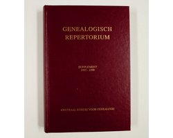 Supplement 1995-1999 Genealogisch repertorium door Jhr. Mr. Dr. E.A. Beresteyn