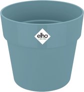 Elho B.for Original Rond 18 - Bloempot voor Binnen - 100% Gerecycled Plastic - Ø 18.0 x H 16.5 cm - Duifblauw