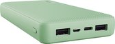 Trust Primo Eco - Powerbank - 20.000 mAh - USB A/USB C - Geschikt voor Apple iPhone/ Samsung - Groen