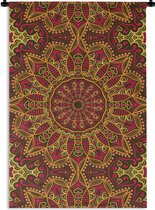 Tapisserie - Tapisserie - Motif - Mandala - Plantes - 60x90 cm - Tapisserie