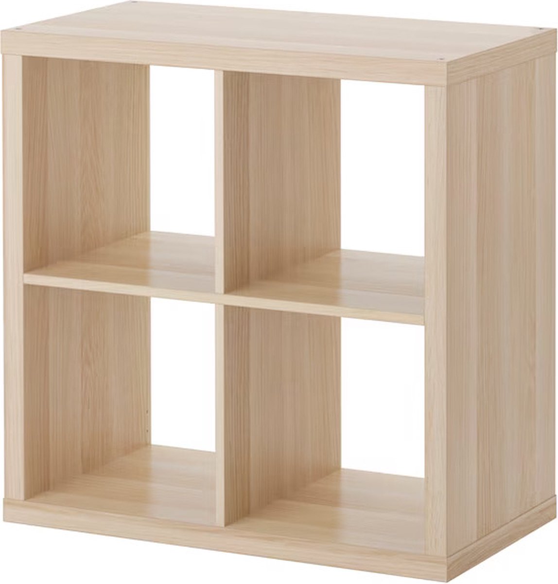 KALLAX Etagère Effet Chêne Teinté Wit 77x77 cm Salon Chambre Au Mur Au...
