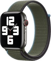 Apple Watch Geweven Sport Loop - 40mm - Groen - voor Apple Watch SE/5/6