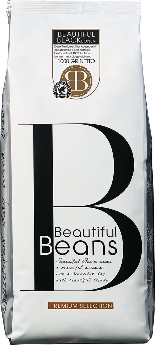 Beautiful Beans koffiebonen Black Boon, zak van 1 kg