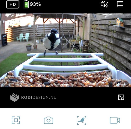 Geel vogelhuisje voor kleine vogels 26 cm | Fun en Feest