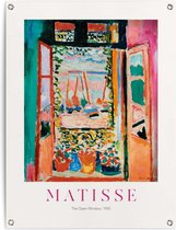 Affiche de jardin Art Henri Matisse - Fenêtre 80x60 cm Toile - Reinders