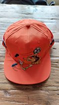 D.O.M. baseballpet feestpet cap met Hollandse leeuw | verstelbaar | unisex | Oranje kleur | Koningsdag 2023 | Formule 1 / EK / WK voetbal