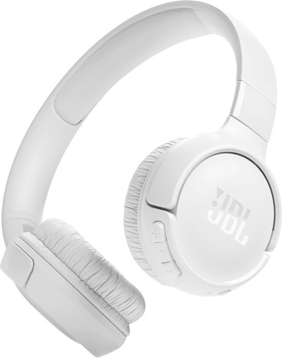 JBL Tune 520BT - Draadloze on-ear koptelefoon - Wit