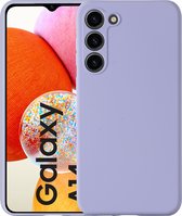 Arara Hoesje geschikt voor Samsung Galaxy A14 hoesje - Zacht TPU backcover - binnenkant microvezel laagje - Paars