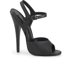 Devious - DOMINA-109 Sandaal met enkelband, Paaldans schoenen - US 12 - 42 Shoes - Zwart