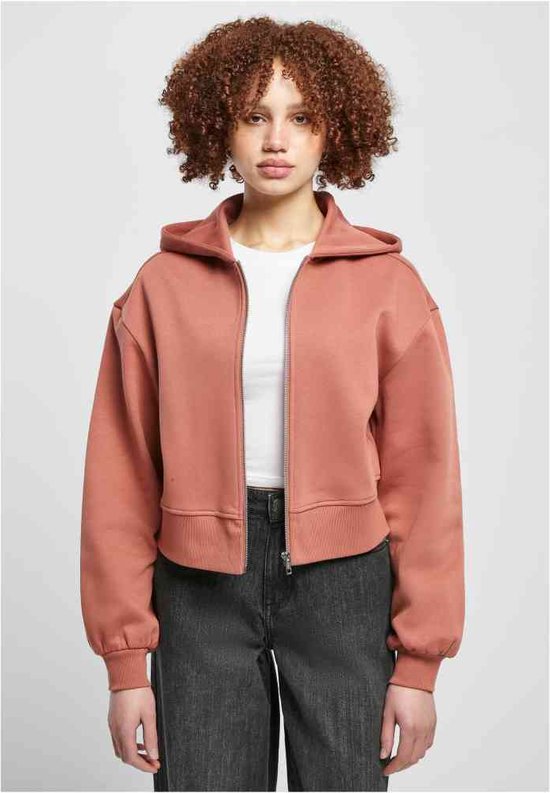 Urban Classics - Short Oversized Jacket Vest met capuchon - 5XL - Oranje