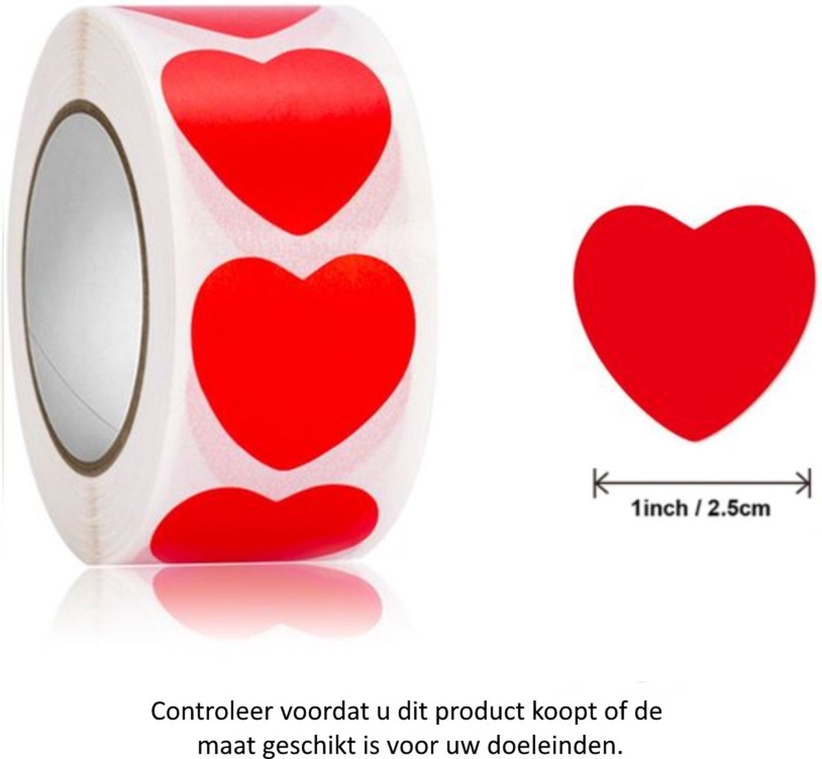 500 Pièces Autocollants Coeur pour Enfants Amour Autocollant Décoratif