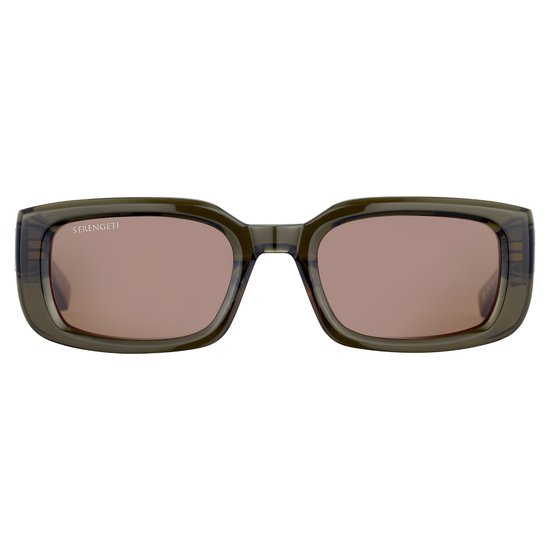 Serengeti Nicholson SS540002 Brillant Transparent Vert Foncé Polarisé Drivers Dégradé