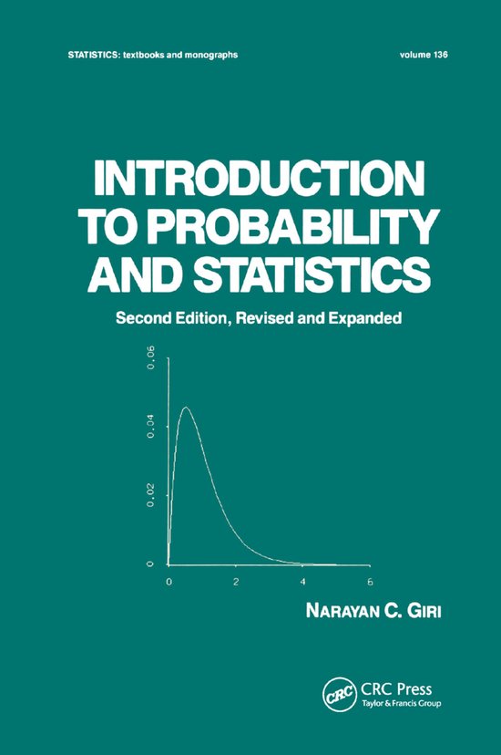 Statistics: A Series of Textbooks and Monographs- Introducti ... - cover