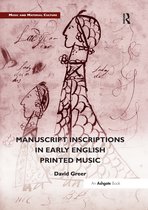 Music and Material Culture- Manuscript Inscriptions in Early English Printed Music