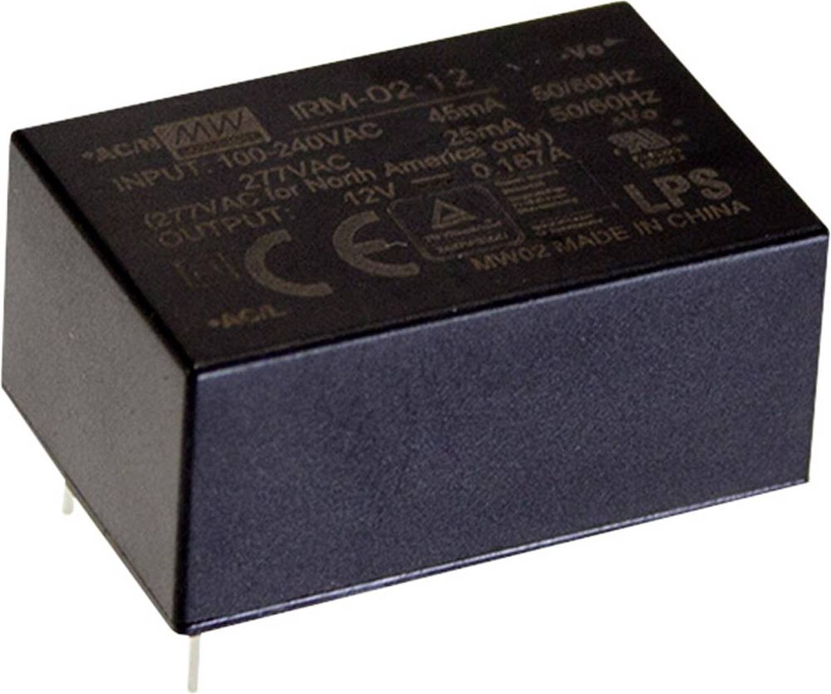 Mean Well IRM-02-24 AC/DC printnetvoeding 24 V/DC 83 mA 2 W