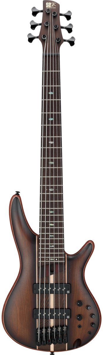 Ibanez Premium SR1356B-DUF Dual Mocha Burst Flat - Elektrische basgitaar