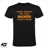 Klere-Zooi - Morgen Ook Weer Nuchter [Oranje Editie] - Heren T-Shirt - 3XL