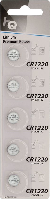Blister 1 pile CR1220 3V Lithium