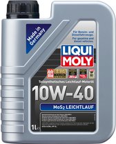 Liqui Moly 10W40 Motorolie MoS2 (1L) 2626 Leichtlauf A3/B4 Deels Synthetisch