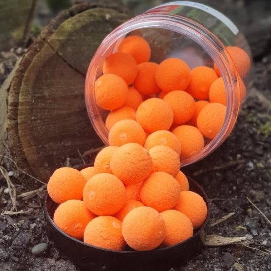High Attract Fluo Pop Ups 'Tutti Frutti' - Fluo Oranje - 15mm - 70g - Karper Aas/Boilies - Popups van Merkloos — afbeelding 3