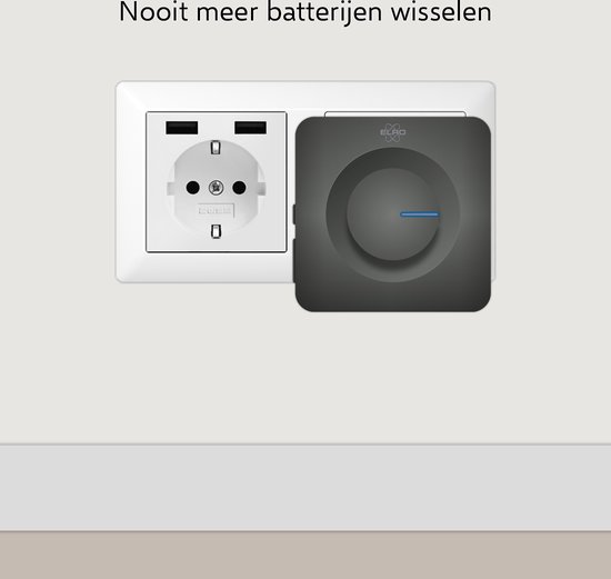 ELRO DB3000 Draadloze Deurbel Set - Plug-in Ontvanger - Bereik 300 meter - IP65 Waterdicht - 64 Melodieën - Zwart — afbeelding 4