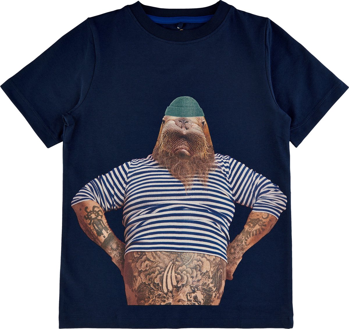 The New t-shirt jongens - donkerblauw - Tngavin TN4971 - maat 110/116