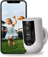 Calex Smart Caméra extérieure sans fil - Caméra de sécurité sur batterie - Smart - 2K
