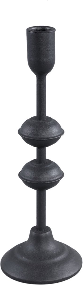 PTMD COLLECTION PTMD Ciba Kandelaar - 44 x 25 x 64 cm - Ijzer - Zwart