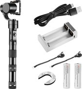 Neewer® - Z1-Pro - Stabilisator voor camera - Handcamera - 3 Assen - Hoge Precisie - PTZ Module - IMU Onafhankelijk - Geïntegreerde Stabilisator voor GoPro - Hero 4 - Zilver - Zwart - 3 + 3 2 1 - (Import Groot-Brittannië) - Afstandsbedieningen