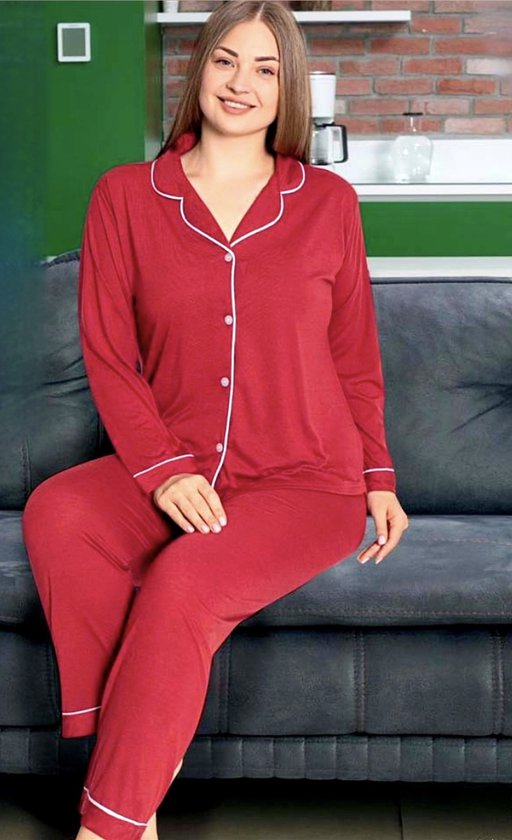 Dames Pyjama Set Mary / Plus Sizes / 3XL