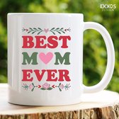 Best Mom Ever mok - Moederdag cadeau - Moederdag - Cadeau voor moeder - Moederdag cadeautje - Verjaardag cadeau vrouw - Mokken en bekers - Cadeau voor vrouw - Valentijndag - Koffiemok