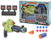 Kiddel Foam bal speelgoed pistool met geluid - Inclusief interactieve schietschijf - Kinderspeelgoed jongens & meisjes vanaf 3 jaar - Kinder speelgoed cadeau