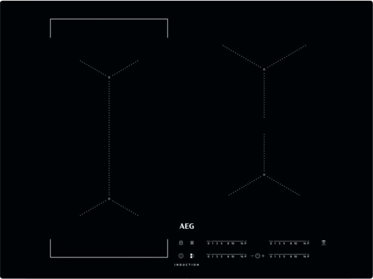 AEG IKE74440CB 6000 serie Bridge inductie kookplaat