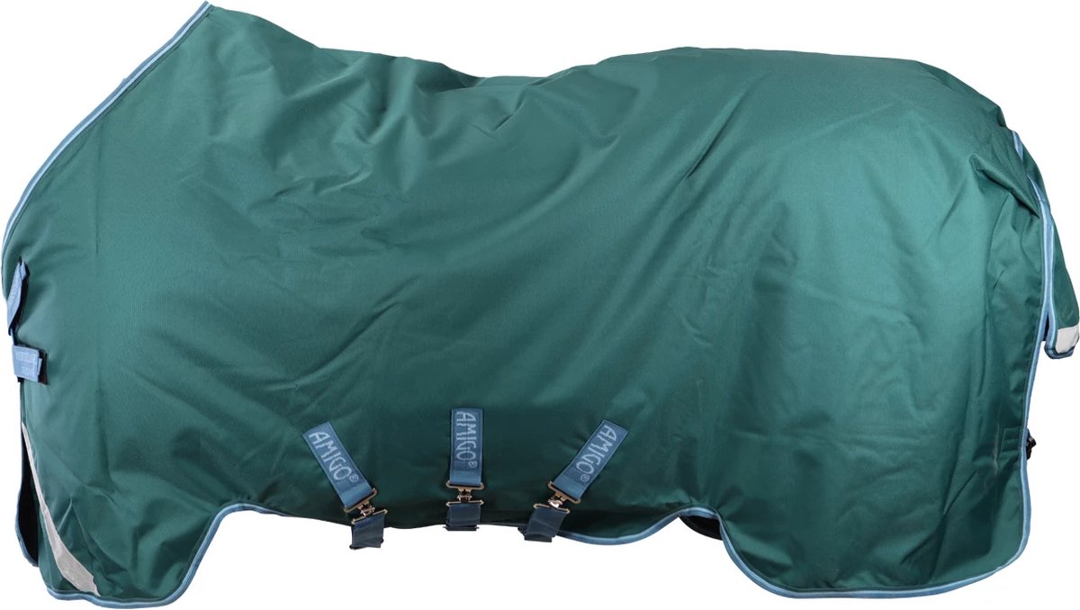 Couverture Cheval Horseware Amigo Super Bravo Plus 155 Cm (6'9) - Noire, 250g, NEUVE
