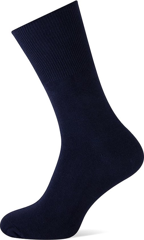 Katoenen diabetes sokken - 1 paar - Donkerblauw - 45-47