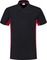 Tricorp Poloshirt Bi-Color - Workwear - 202002 - Navy-Rood - maat S