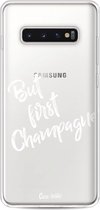 Casetastic Softcover Samsung Galaxy S10 Plus - But First Champagne