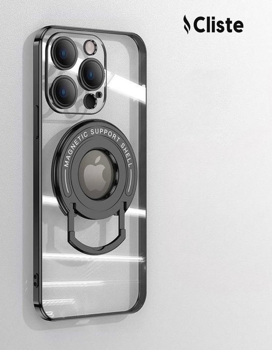 SMALLRIG FilMov Telefoonhoesje voor iPhone 17 Pro, Magnetische Telefoonhoes met Verstelbare Standaard, Lensachterplaat, Ondersteuning voor MagSafe, Cardanische Stabilisator voor Telefoon, Zwart - 5549