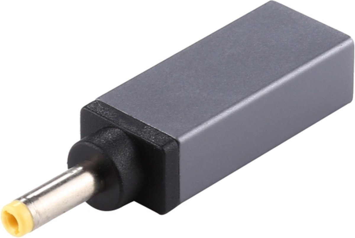 PD 18.5V-20V 4.0x1.7mm mannelijke adapterconnector (zilvergrijs)