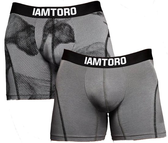 IAMTORO PACK DE 2 Boxers Premium Homme-XL