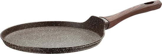 Poêle Natura IBILI 20cm - Antiadhésif Pierre - Compatible Induction - Aluminium - Manche Bakélite