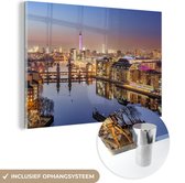 Panorama de Berlin au crépuscule Glas 30x20 cm - petit - Tirage photo sur Glas (Décoration murale en plexiglas)