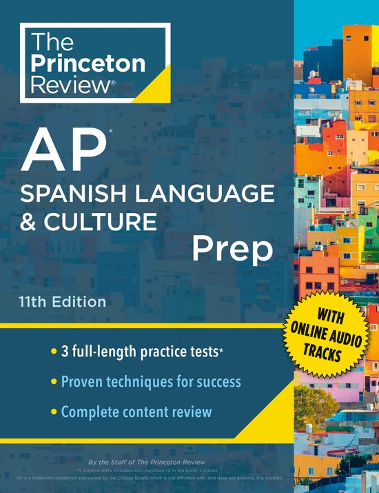 Foto: College test preparation princeton review ap spanish language culture prep 2024