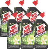 WC Net Toiletreiniger Gelcrystal Citrus Fresh - Voordeelverpakking - 6 x 750ml